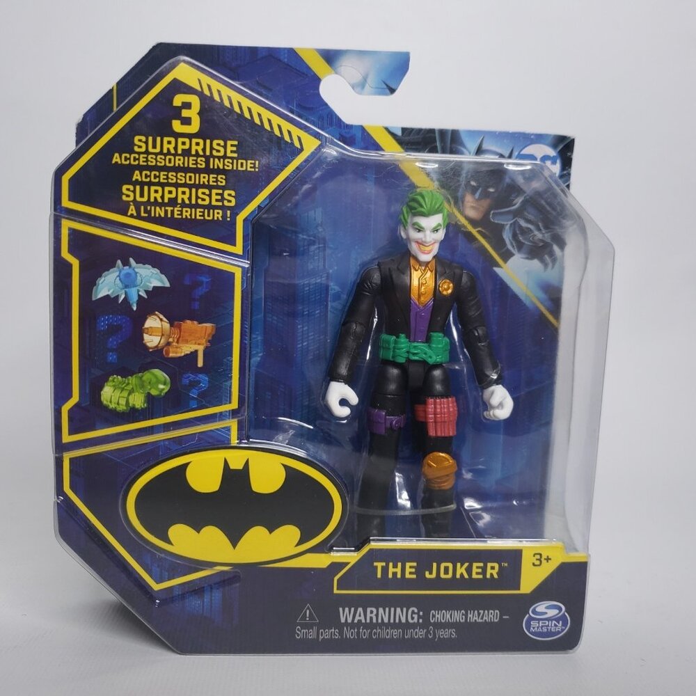 The Joker Action Figure From Batman 3 Surprises Inside 2020 DC Spin Master